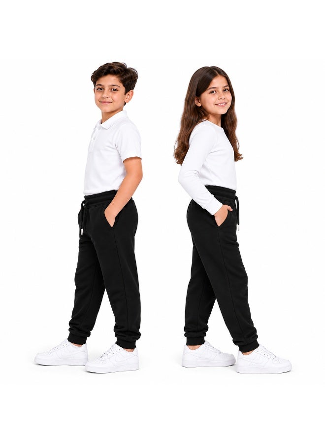 شيروال أطفال للجنسين قطن 100% - أسود - Image 2