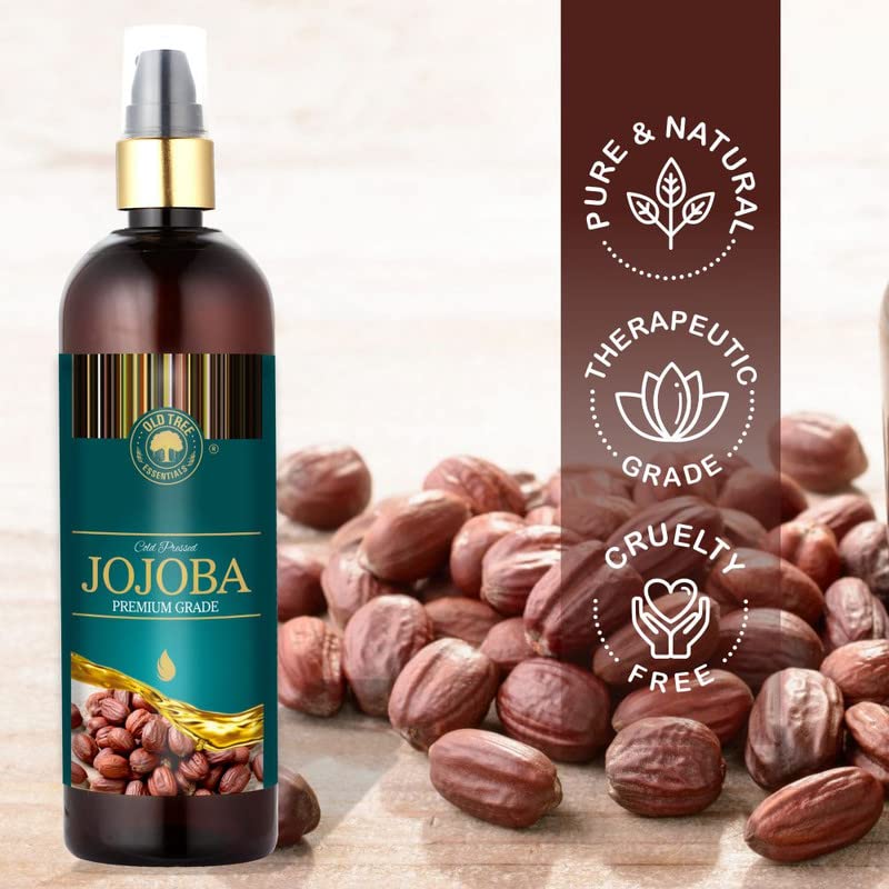 Old Tree Pure and Natural Jojoba Oil for Skin 200ml 100 Pure Natural Cold Pressed Oil Nurtures Hair Growth Skin Repair Hair and Nails Growth Suitable for all Skin Types - Image 3