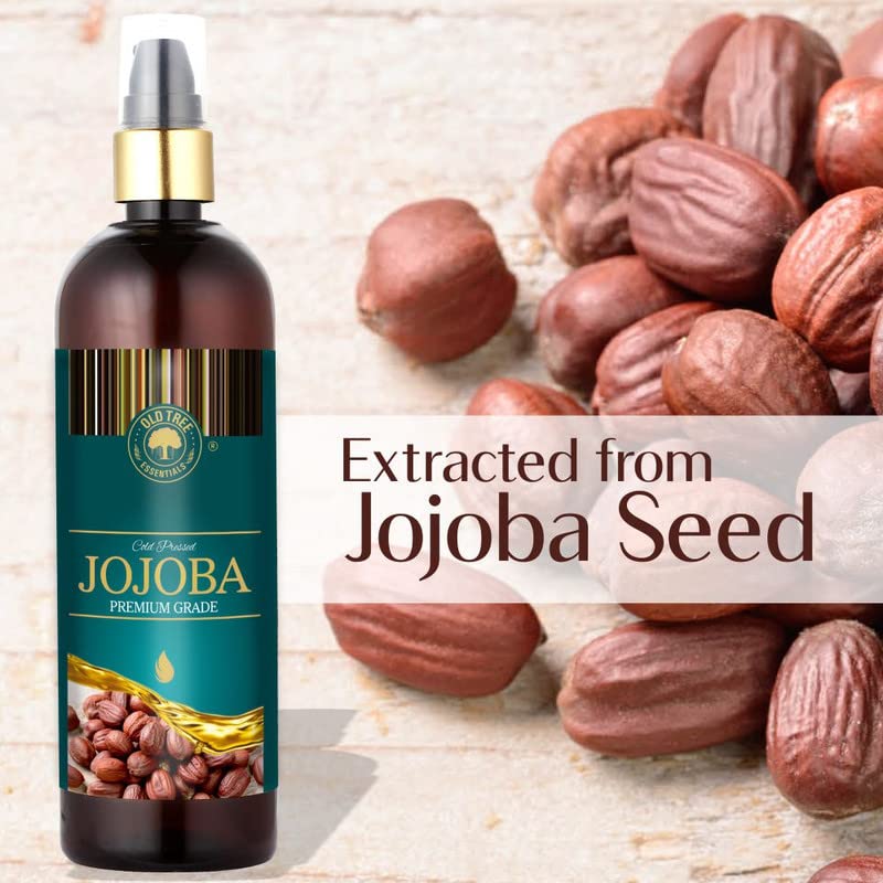 Old Tree Pure and Natural Jojoba Oil for Skin 200ml 100 Pure Natural Cold Pressed Oil Nurtures Hair Growth Skin Repair Hair and Nails Growth Suitable for all Skin Types - Image 2