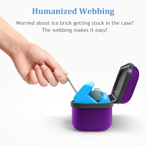 SHBC Upgraded Cold Effect PCM Insulin Pen Carrying Case Portable Medical Cooler Bag for Diabetes Convenient to Changing Needles with Each Injection Pueple - Image 4