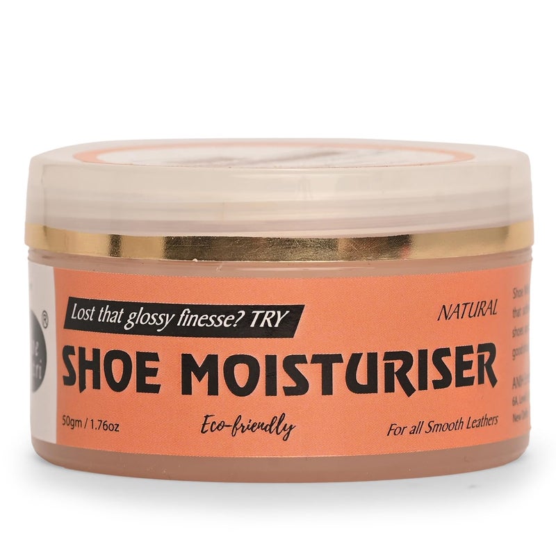 Shoe Mistri Natural Leather Shoe Moisturiser Cream Beeswax Carnauba Wax Shoe Polish for Stain and Dirt Remover Cleansing Shining Cream for Leather Shoes Suitable for Soft Leather 50 Gm - Image 2