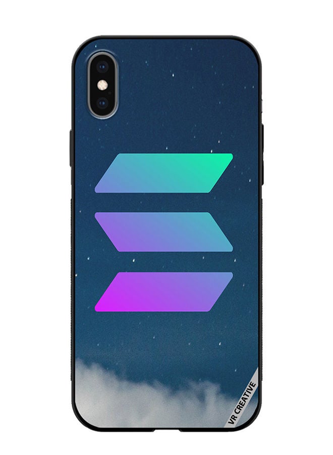 VR CREATIVE Protective Case Cover For Apple iPhone X/XS Solana Design Multicolour - Image 1