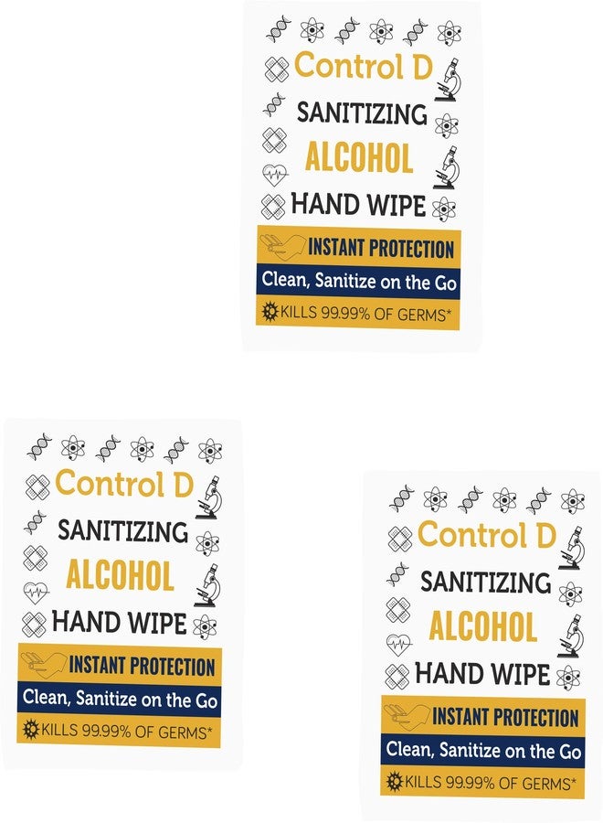 Control D 100 Individually Packed Disinfectant Large Wet Wipes - Image 2