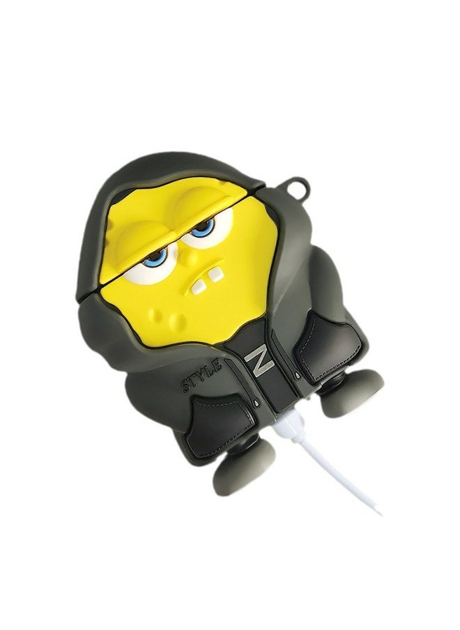 Generic - Sponge Bob SquarePants Protective Case，For Bluetooth Headset Air Pods Pro 2 Generation Protective Case - Image 1
