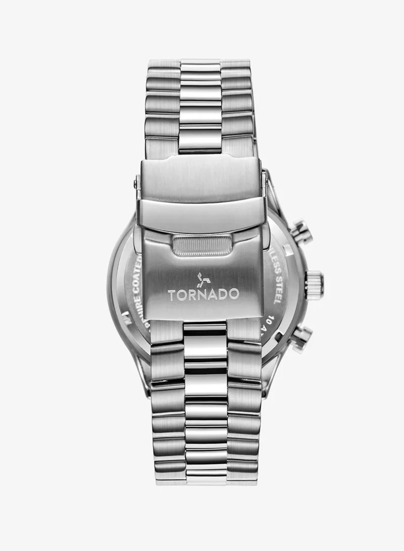 Tornado Grey Men's Stainless Steel Chronograph Watch T6106B-SBSX - 42x48 mm for Men | Best Price UAE