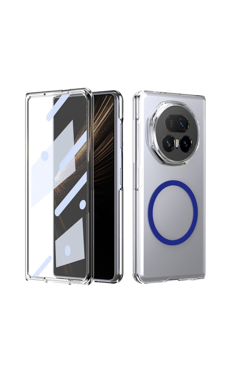 general Compatible with Honor Magic V5 Magnetic Phone Case High Transparency Shockproof Protective Case Integrated Case and Film Full Coverage Protective Case