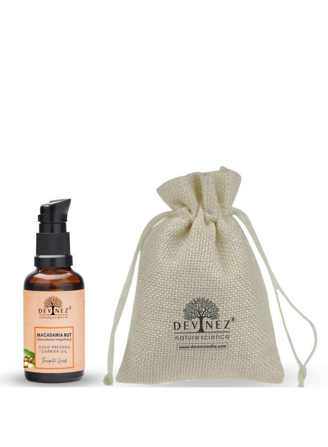 Devinez Macadamia Nut Cold-Pressed Oil, 50ml 100% Pure, Natural & Undiluted, Oleic Acid (Omega 9), for Healthy Hair, prevent wrinkles, age spots and other signs of aging - Image 1