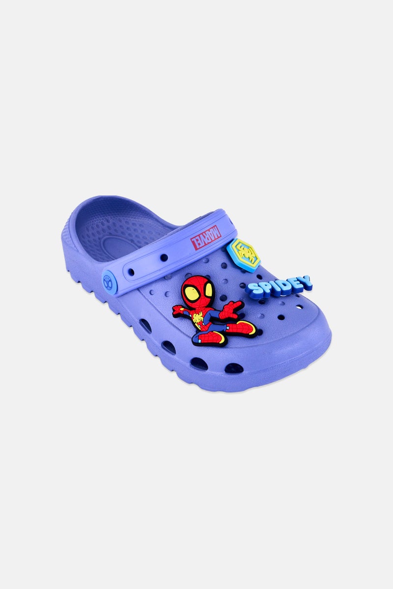 MARVEL Toddlers Boy Spidey Amazing Friends Slingback Clogs, Blue - Image 1