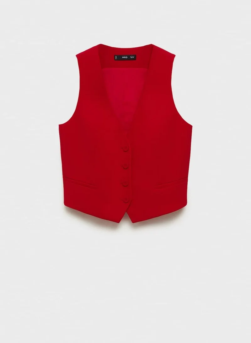 MANGO Suit Buttoned Waistcoat