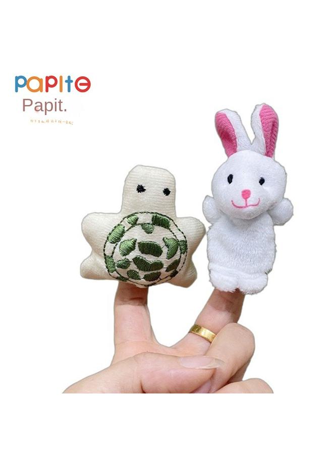 Bluejw 2025 New Plush Toy Finger Doll Turtle Rabbit Suit Home Pacifying Mini Doll - Image 2