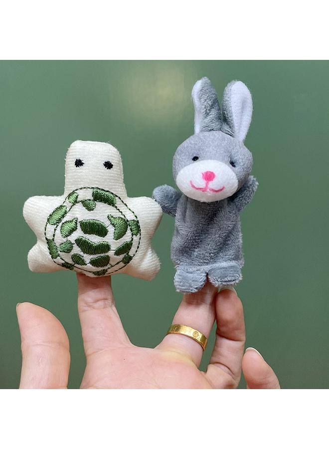 Bluejw 2025 New Plush Toy Finger Doll Turtle Rabbit Suit Home Pacifying Mini Doll - Image 4