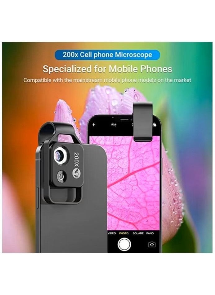 Generic Phone Microscope Attachment 200X Mini  - Image 3