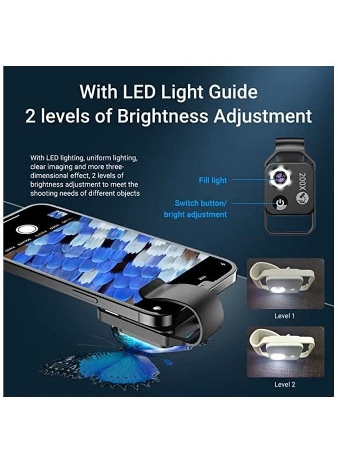 Generic Phone Microscope Attachment 200X Mini  - Image 2