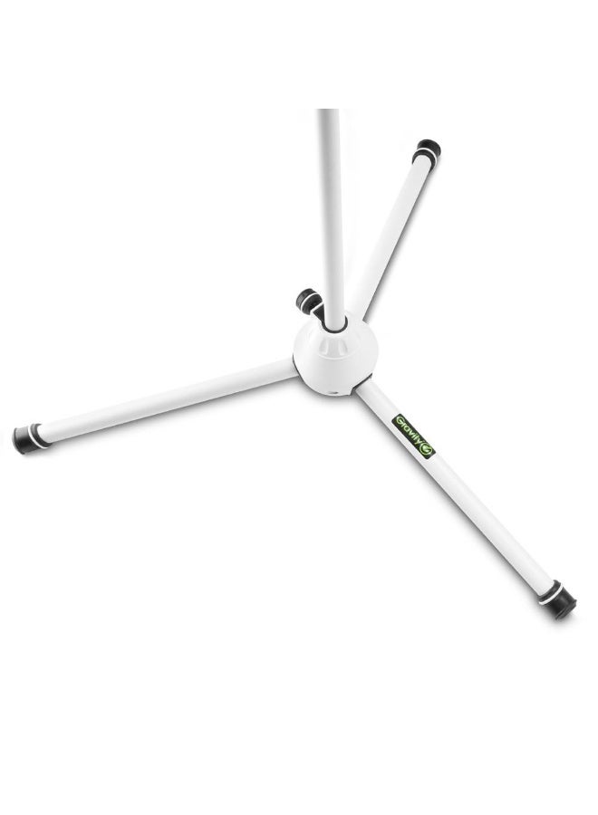 جرافيتي Gravity Microphone Stand with Folding Tripod Base and 2-Point Adjustment Telescoping Boom, White - Image 2