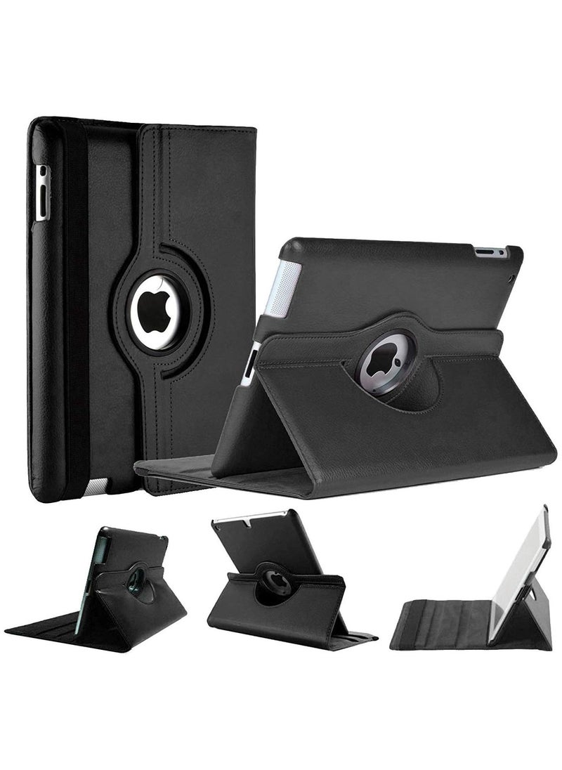 Case Compatible with Apple iPad Pro 12.9" (2015-2017), [Wallet Case] Shockproof PU Leather Book Style Flip Folio 360° Rotating Total Protection Cover With Auto Wake/Sleep  - Image 1