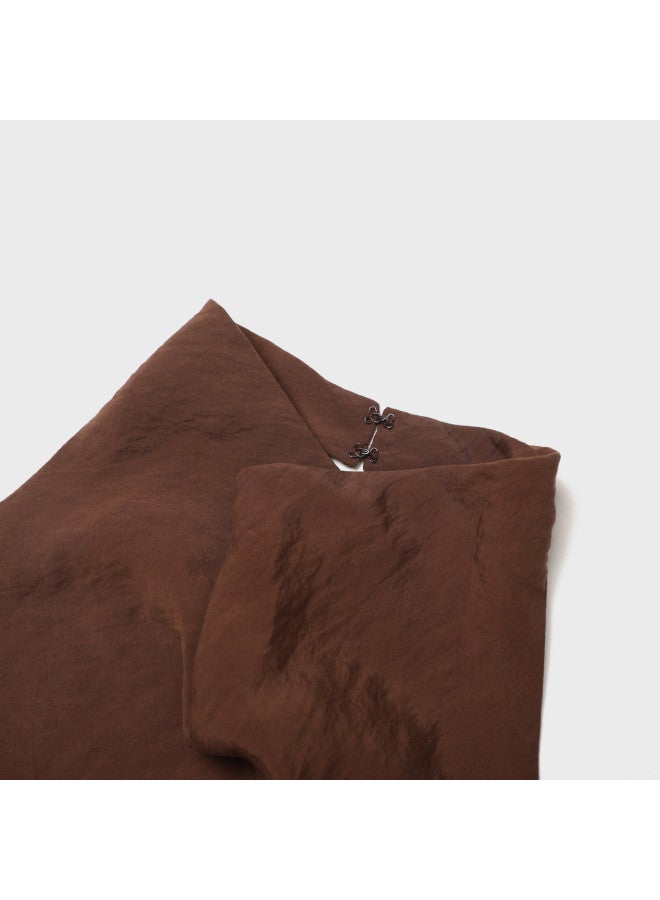 Zara effortlessly Relaxed Minimalist Halter Neck Backless Dress In Solid Colors - Image 4