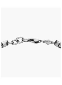 FOSSIL Men's Stainless Steel with lobster or fold over closure bracelet  - Image 4