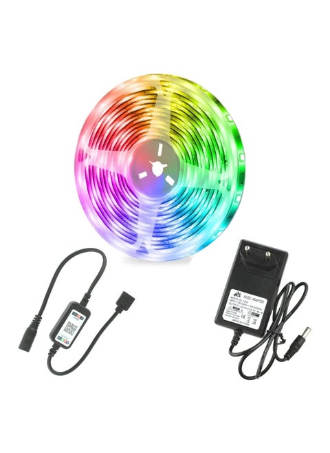 5M RGB 35W LED Strip Light with Bluetooth for Mobile Phones, Multicolor
