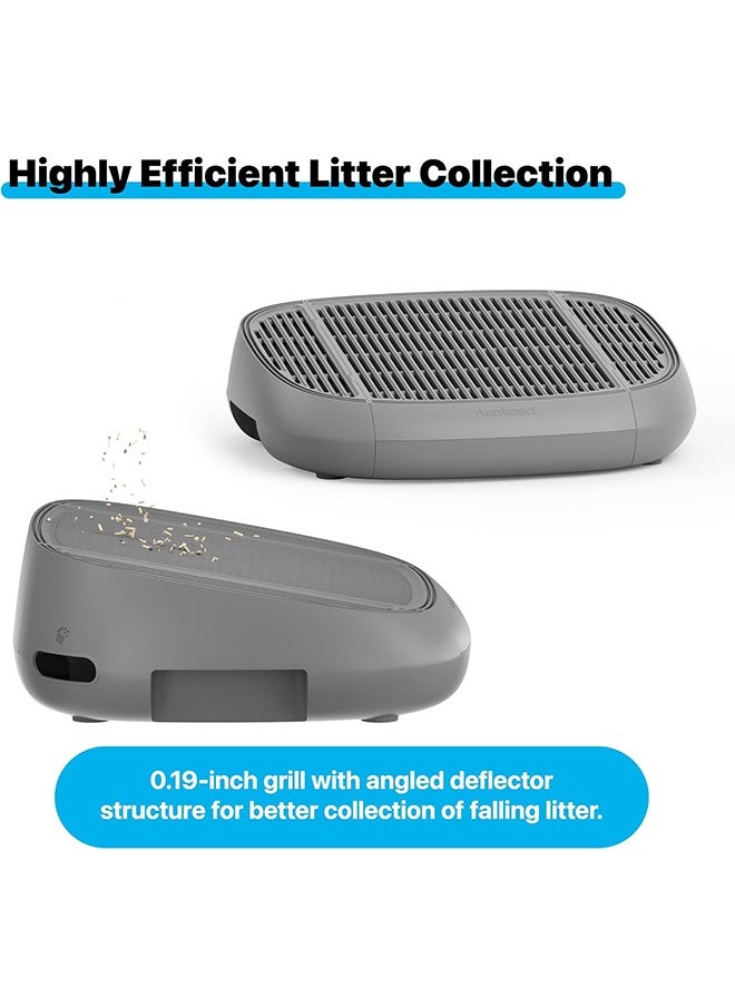 Cat Pedal Step Stool with Filter Function, Easy Clean Cat Litter Ramp, Litter Trapper for M1 Open-Top Self Cleaning Cat Litter Box