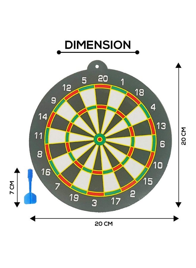 Kids Mandi Kids Mandi Portable Magnetic Score Dart Board Set with Soft Magnetic Darts for Kids, Adults, for Outdoor, Indoor, Party (1 Small Magnetic Dart Board with 1 Dart)  - Image 2