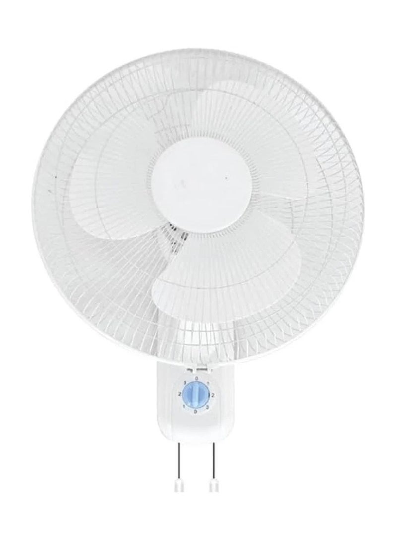 مروحة جدارية لون أبيض بـ 3 سرعات