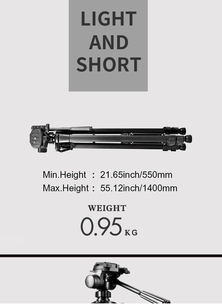 Professional Camera Tripod Stand 3520 - Image 5