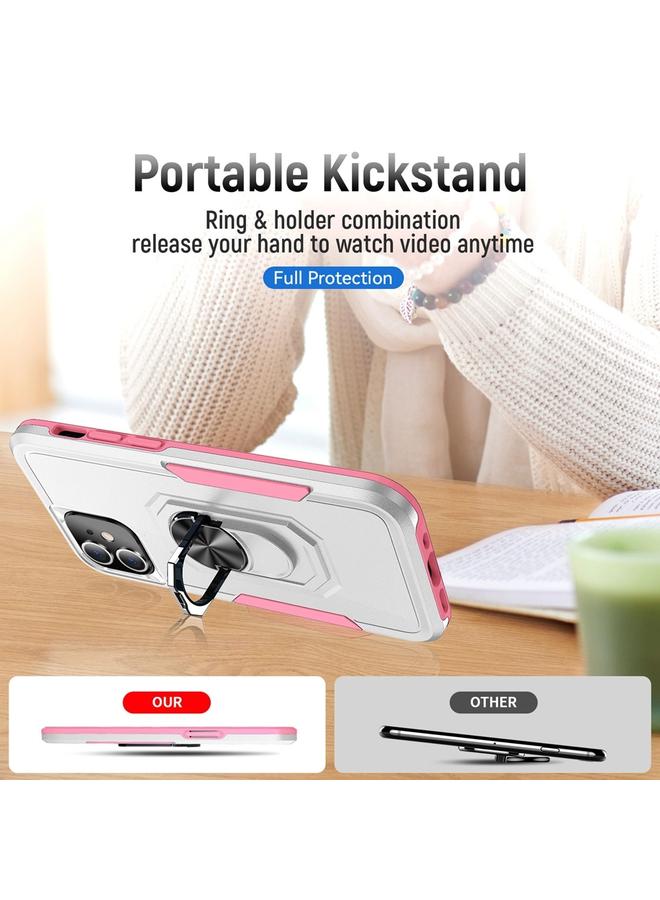 Zaboon Case For iPhone 11 Ring Kickstand Heavy Duty Shockproof Phone Case - Image 3