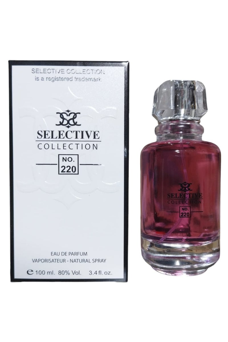 Selective Collection NO. 220 Eau De Parfum For Women - 100 ML
