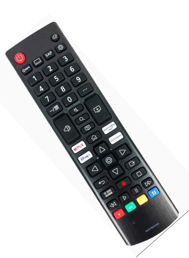 ELTRAZONE AKB76037601 Replacement Remote Control for All LG LED, OLED, LCD, 8K, 4K UHD, HDR Smart TVs – Includes Netflix, Disney+, Prime Video, and Channels Buttons – Easy Control, No Setup Needed – Battery Included - Image 3