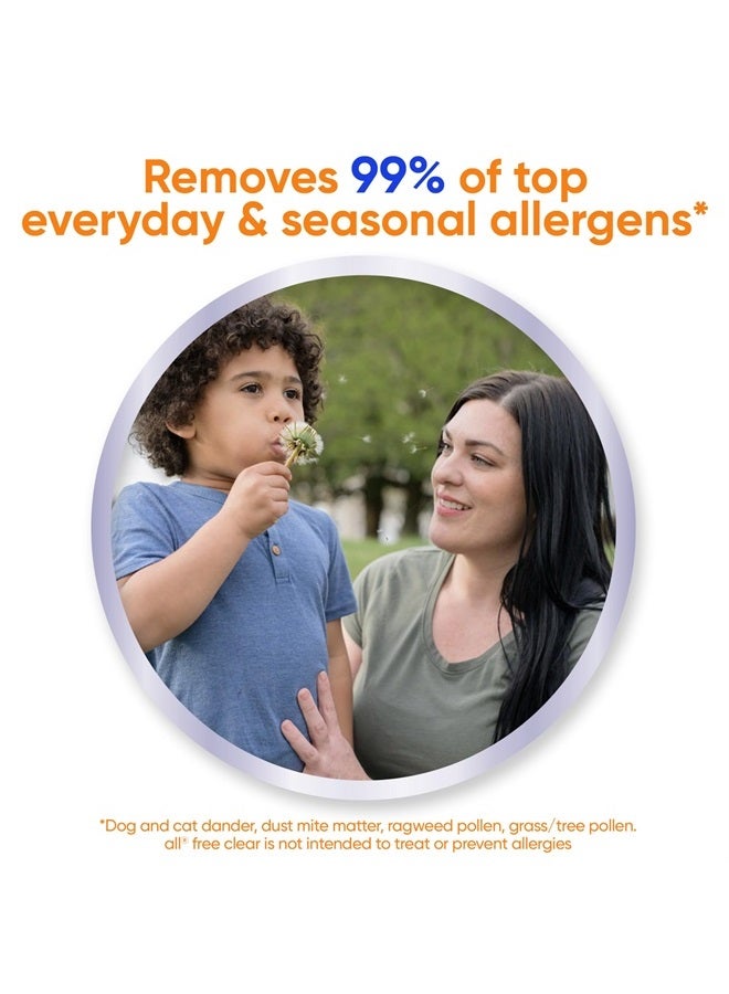 All Laundry Detergent Pacs, Mighty Pacs with OXI Stain Removers and Whiteners, Free Clear, Unscented and Dye Free, 56 Count - Image 4