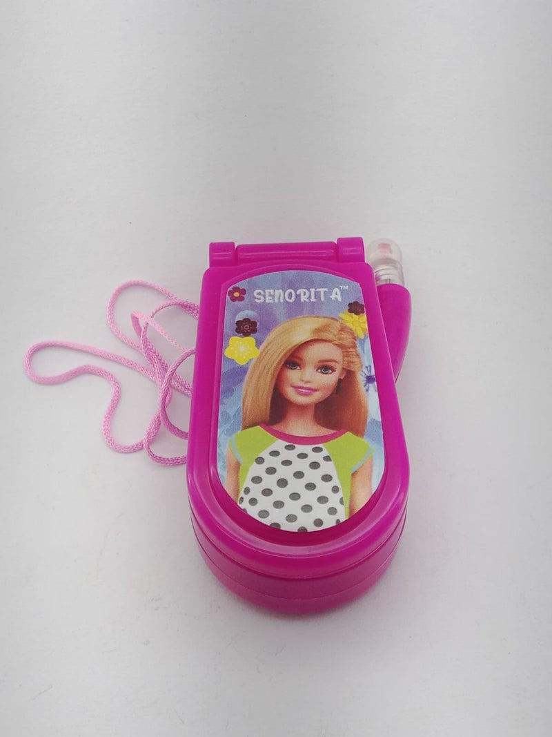 advancedestore Play Cell Phone Toy for Kids, Toddlers with Music, Ringtones, Lights - Birthday Party Favors and Gifts for Girls and Boys ( Pack of 2 ) - Image 3