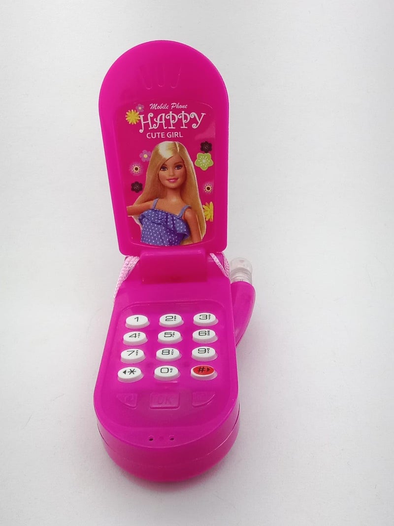 advancedestore Play Cell Phone Toy for Kids, Toddlers with Music, Ringtones, Lights - Birthday Party Favors and Gifts for Girls and Boys ( Pack of 2 ) - Image 1