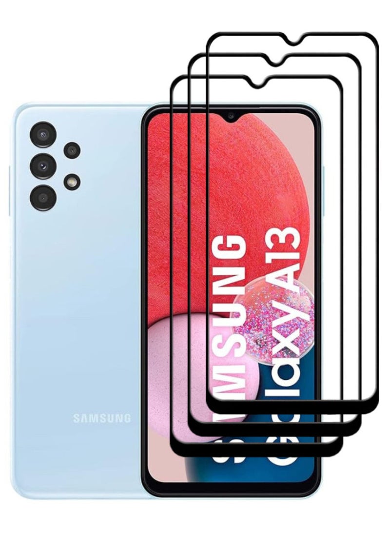 ACLIX 3 Pieces Antistatic ESD Dustproof Premium Quality High Definition Tempered Glass Screen Protector Designed For Samsung Galaxy A13 - Image 1