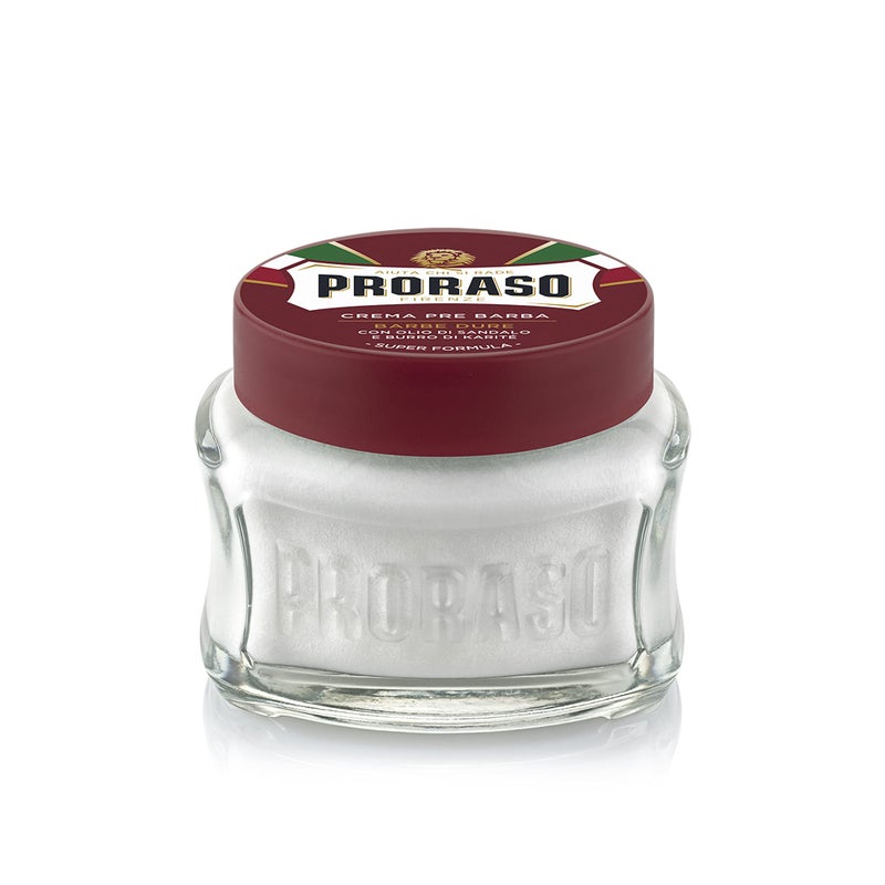 Proraso Pre-Shave Conditioning Cream for Men, Moisturizing and Nourishing for Coarse Beards with Sandalwood Oil, 3.6 oz - Image 2
