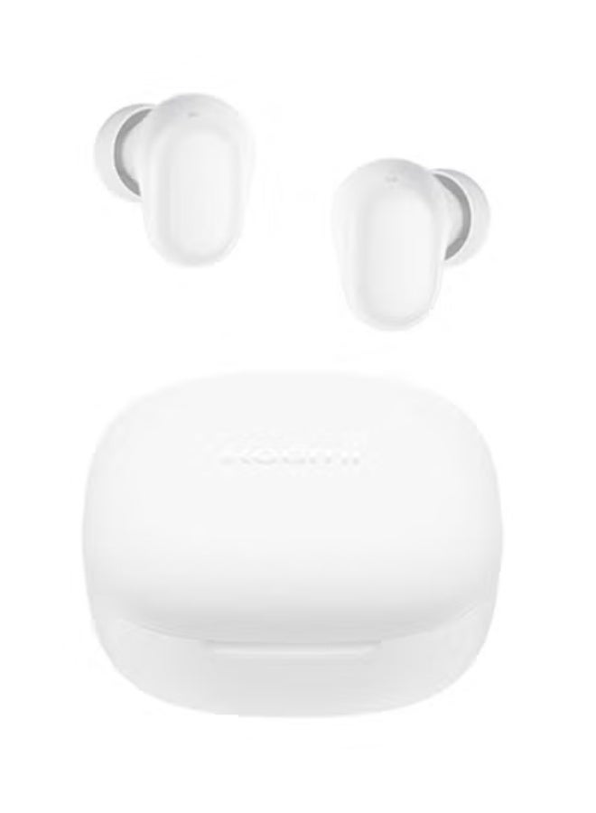 JAJEEK Buds 6 Play Wireless Bluetooth Earbuds | 10mm Dynamic Driver | AI Noise Cancelling In-Ear Headphones with Mic | Bluetooth 5.4, Deep Bass, Touch Control, Waterproof & 36H Playtime – White - Image 1