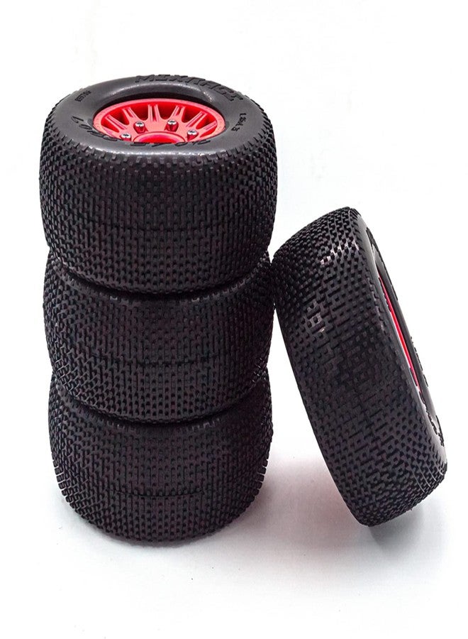 Goolsky 4Pcs AUSTAR AX-3008 High Performance 108mm 1/10 Scale Tires with Wheel Rim for 1/10 Short Racing Truck RC Car - Image 5