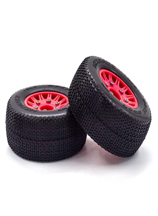 Goolsky 4Pcs AUSTAR AX-3008 High Performance 108mm 1/10 Scale Tires with Wheel Rim for 1/10 Short Racing Truck RC Car - Image 2