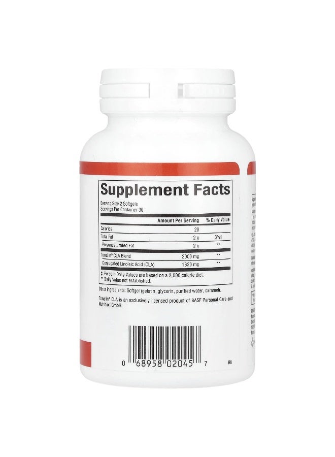 natural Factors Natural Factors, CLA, 1,000 mg, 60 Softgels  - Image 2
