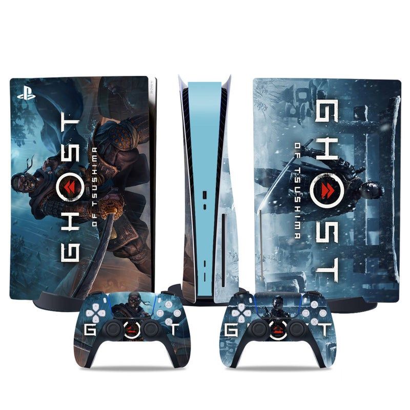 PS5 disc version sticker PS5 digital version console and controller film Ghost of Tsushima support dropshipping matte