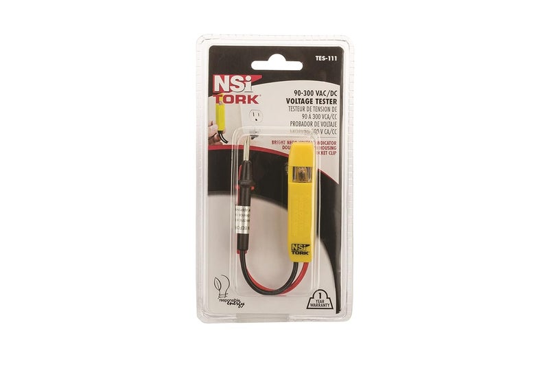 NSI جهاز اختبار الجهد TES-111 ذو المجس المزدوج، 80-250 فولت متردد، نيون - Image 2