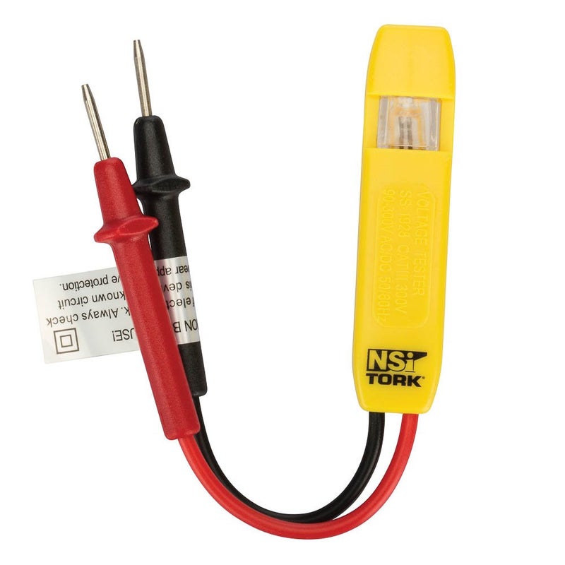 NSI جهاز اختبار الجهد TES-111 ذو المجس المزدوج، 80-250 فولت متردد، نيون - Image 1