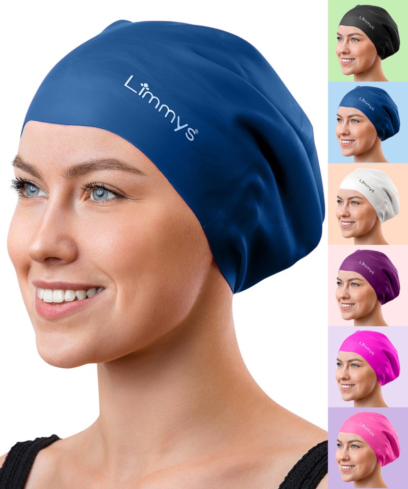 Limmys Premium Swim Cap for Women with Long Hair â€“ Soft Silicone Swimming Cap for Women â€“ Comfortable, Extra Room Fit, Chlorine Resistant & Hypoallergenic â€“ Trusted by Swimmers Worldwide - Image 1