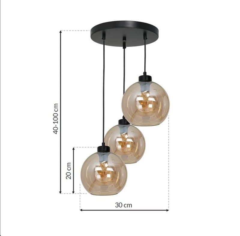 Lyse Decor Hanging Lights for Living Room/Bedroom, Ceiling Chandelier for Hall, Hanging Lamps for Breakfast Counter/Pooja Room/Restaurant and for Home Decoration - Image 4