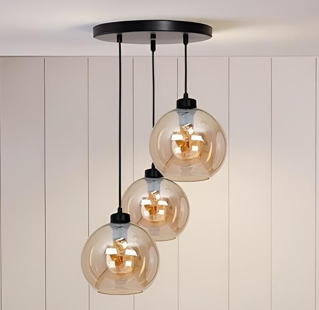 Lyse Decor Hanging Lights for Living Room/Bedroom, Ceiling Chandelier for Hall, Hanging Lamps for Breakfast Counter/Pooja Room/Restaurant and for Home Decoration - Image 1