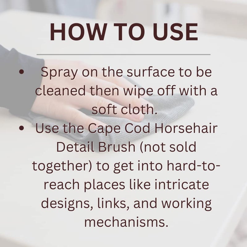 Cape Cod Clean Link | Cleans & Lubricates Brushed and Satin Metal Finishes (Qty 1) 2.7ounce Spray - Image 3