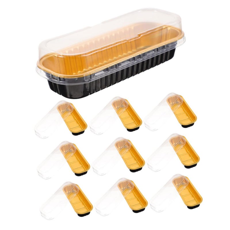 10Pcs Foil Cake Containers For Durian Cakes Multi Function Food Storage Compact Design - Image 2