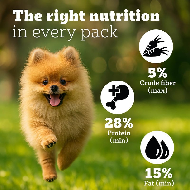 Pedigree PRO Puppy Small Breed, 1.2 kg Dry Dog Food, Vet Trusted Brand, Expert Nutrition, Quality Protein, 33% More Nutrients (2-9 Months) - Image 5