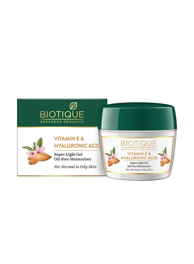 Biotique Advanced Organics Vitamin E & Hyaluronic Acid Super Light Gel Oil-Free Moisturiser 175G (Pack Of 2) - Image 2