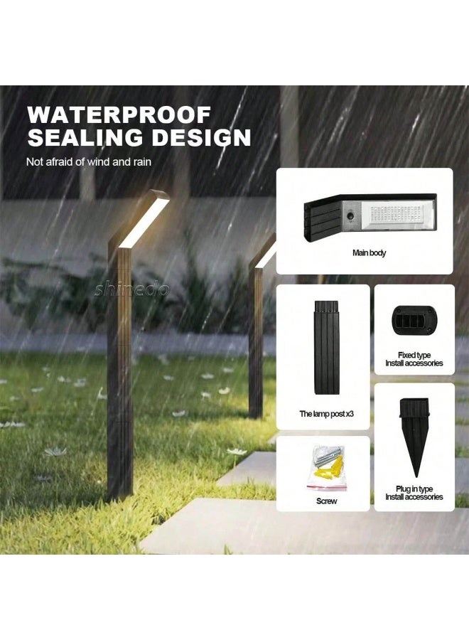Toy Box Solar Outdoor Pathway Lights, IP65 Waterproof LED Landscape Garden Walkway Yard Decor Light - Image 4