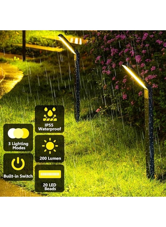 Toy Box Solar Outdoor Pathway Lights, IP65 Waterproof LED Landscape Garden Walkway Yard Decor Light - Image 3